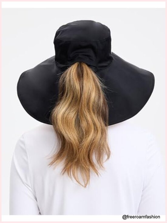 Ultra Wide Brim Sun Hat UPF 50+ Adjustable Nylon Elastane main image 6